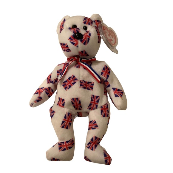 Ty Other - NWT Union Jack Beanie Baby